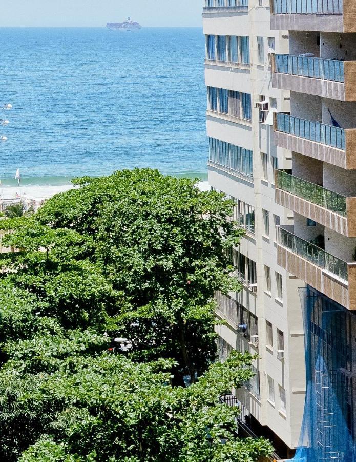Vista Lateral Mar Copacabana Río de Janeiro Exterior foto