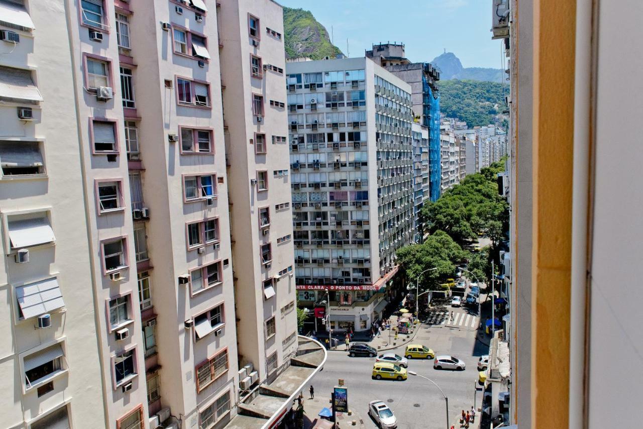 Vista Lateral Mar Copacabana Río de Janeiro Exterior foto